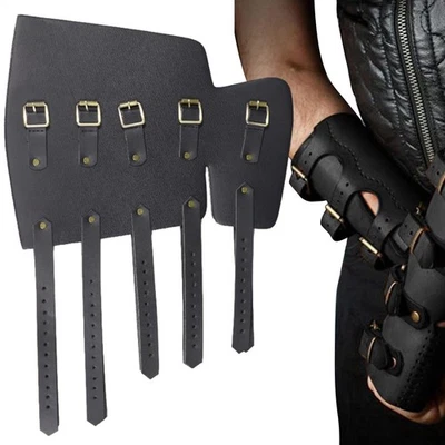 Leather Archery Arm Guard Traditional Bow Longbow Recurve Bow Forearm Protector  - Image 1 of 4