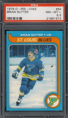 1979-80 O-Pee-Chee #84 Brian Sutter 2nd Year PSA 8.5 NM-MT+ - Image 1 of 2
