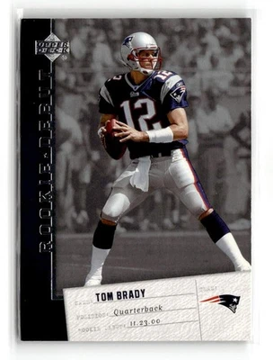 2006 Upper Deck Rookie Debut - Tom Brady #57 - Image 1 of 2