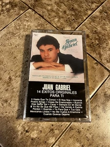 Juan Gabriel 14 Exitos Originales Para Ti Cassette Tape VTG 80s Spanish Sealed - Picture 1 of 3