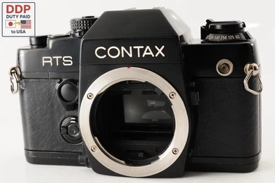 Contax RTS II Quartz analoge Spiegelreflexkamera 35 mm schwarzes Gehäuse 【FAS... - Bild 1 von 4