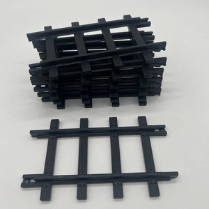 Lionel Polar Express Repuesto Tren Pista Recta Lote 7 Piezas Negro 7-11803 - Imagen 1 de 2