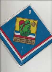 FAZZOLETTO DA COLLO * 1973 JAMBOREE NAZIONALE - Boy Scout BSA A142 / T9 - Foto 1 di 2