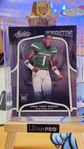 2022 Panini Absolute Introductions Ahmad Gardner Sauce #INT-18 Rookie RC Jets - Picture 1 of 2