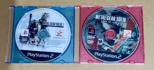 Metal Gear Solid 2 Substance & Sons of Liberty (PS2 PlayStation 2) Disc Only Lot - Picture 1 of 1