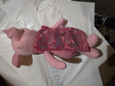 Disney Wisdom 2019 PIGLET Limited Release Pink Plush Series 4/12 April 2019 NEW - Image 1 of 4
