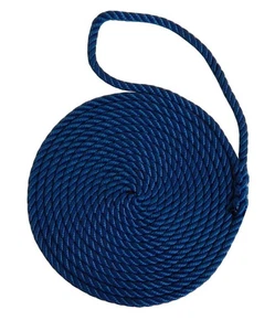 Buccaneer Rope Company 20-03511 5/8 inch x 35 ft. Blue Twisted Nylon Dock Line - Picture 1 of 2