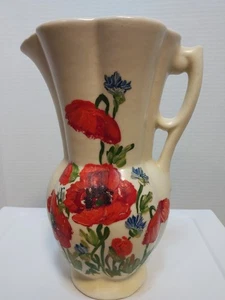 Shawnee? Einhand Dual Loop handbemalt Unikat gemarkt USA Krug  - Bild 1 von 15