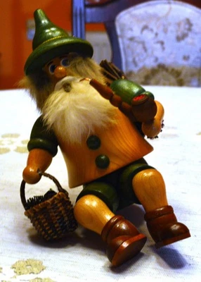 Räuchermännchen XXL ca 26cm Kantenhocker DDR Dregeno Seiffen Expertic Erzgebirge - Bild 1 von 2