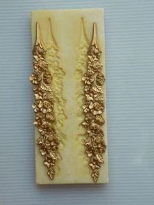 Silicone Rubber Mould Ornate Flower Petal Drapes Decorative Mouldings - Picture 1 of 3