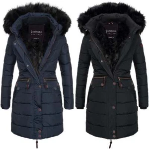 Para mujeres Diseñador Cálido Invierno Parka Acolchado con Capucha Abrigo Largo con Capucha Chaqueta - Imagen 1 de 8