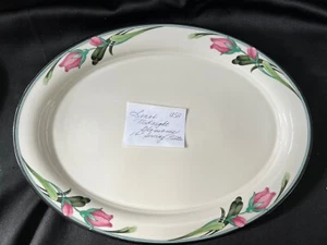 Lenox Chinastone Midnight Blossoms 14 1/4 X 10 5/8" Serving Platter Vintage USA - Picture 1 of 2