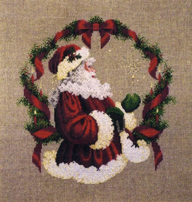 Lavender & Lace Cross Stitch Pattern SPIRIT OF CHRISTMAS LL11 - Image 1 of 3