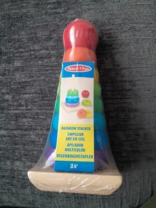 Melissa & Doug Rainbow stacker - Age 18m + NEW - Picture 1 of 4