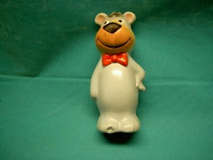 Yogi Bear von Hanna Barbera 1965, Plastik Hohlfigur mit Pfeife - Bild 1 von 6