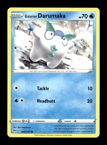 Pokemon Darkness Ablaze GALARIAN DARUMAKA 043/189 - Picture 1 of 1