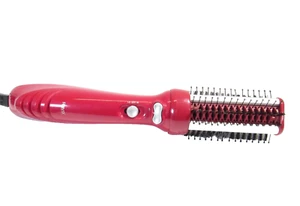 Revo Hot Air Hair Styler Straightener Rotating Electrical Brush Red HB2-100 - Picture 1 of 15