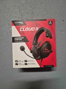 HyperX Cloud II – Gaming Headset for PC, PS5 / PS4 - Red Like New All Parts - Picture 1 of 6