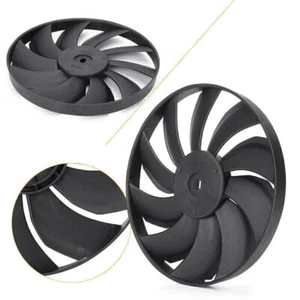 Engine Radiator Cooling Fan Blade Motorcycle fit Kawasaki Ninja ZX6R ZX10R Black - Picture 1 of 8