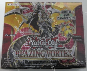 YUGIOH! BLAZING VORTEX BOOSTER BOX (24 PACKS) 1st EDITION - IN STOCK NOW - Picture 1 of 5