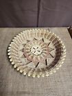 Decorative Basket With Cowrie Shells 12.5" X 1.5"