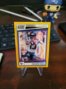 2022 Panini Score Yellow Border Football #1 BRANDIN COOKS