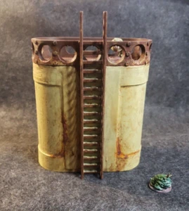 ROTTING CORPSE MINIATURES ORIGINAL TERRAIN PIECE STORAGE TANK #1 (C12B3) - Picture 1 of 12