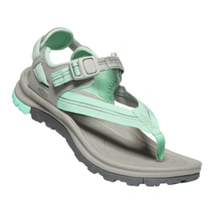 Brand New Keen Women's Terradora II Toe Post Green Sandals - Lightweight, Comfy - Picture 1 of 6