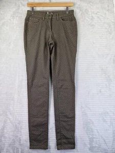 Boden Womens Size 10L Green Star Print Skinny Fit Jeans W29xL31 VGC - Picture 1 of 19