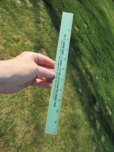 MEL'S BARBER SHOP, N. Main St. & Plaza Center, Englewood, Ohio - Regla publicitaria vintage - Imagen 1 de 4