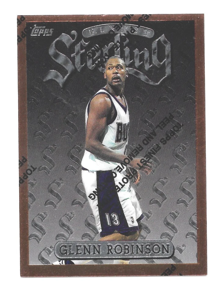 1996-97 Topps 最佳篮球格伦·罗宾逊雄鹿队 #161 NRMT — 第 1/1 张图片