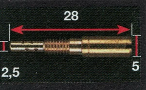 Mikuni - Gicleur de ralenti MKT de 10 à 60 (ref: MKTxxx) - Photo 1/1