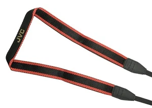 UNUSED! JVC Video Camera/Camcorder Neck/Shoulder Strap Black/Red(L110cm x 2.5cm) - Picture 1 of 6