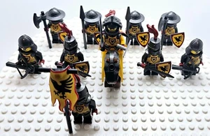 Custom Castle RAVEN Tournament Knights Army Soldiers Fully Equipped (10 Figures) - Photo 1 sur 24
