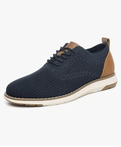 DECARSDZ Men's Loafers Casual Oxfords Shoes Knit Mesh Fabric Shoe Blue 9.5 - Picture 1 of 8