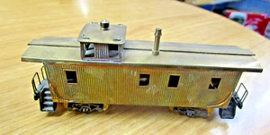 BRASS HO Scale Southern Pacific Wood Caboose (bc) - Picture 1 of 2