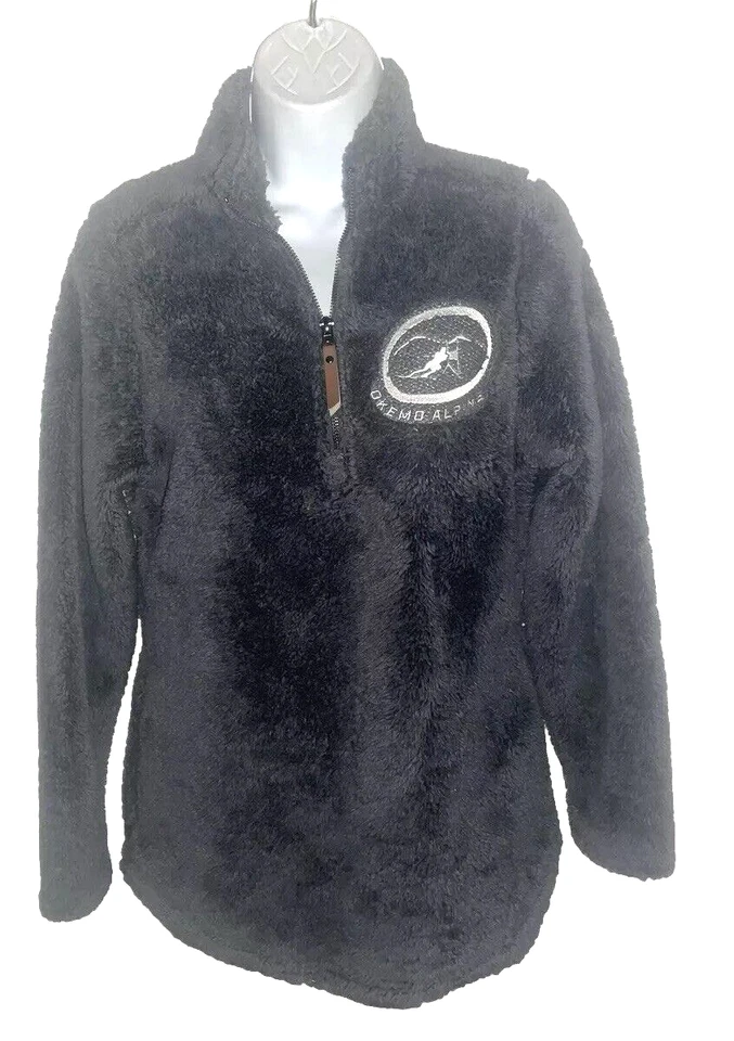 Pullover Okemo Mountain Alpine Ski polar difuso 1/4 cremallera para mujer XS Charles River Foto 1 de 4