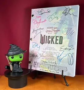 Wicked Movie Script Signed- Autograph Reprints- Ariana Grande- 123 Pages - Picture 1 of 7