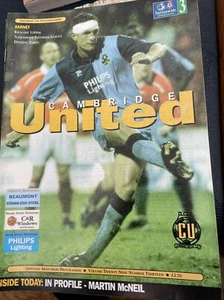 Cambridge United v Barnet 07/11/98 - Picture 1 of 1