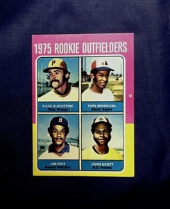 1975 #616 Jim Rice Rookie Ex-Ex-Mt Baseball Card VENDITA IMMOBILIARE HOF - Foto 1 di 2
