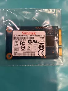 SandDisk 64GB mSata SSD Solid State Drive SDSA4DH-064G 54-90-13954-064g - Picture 1 of 3