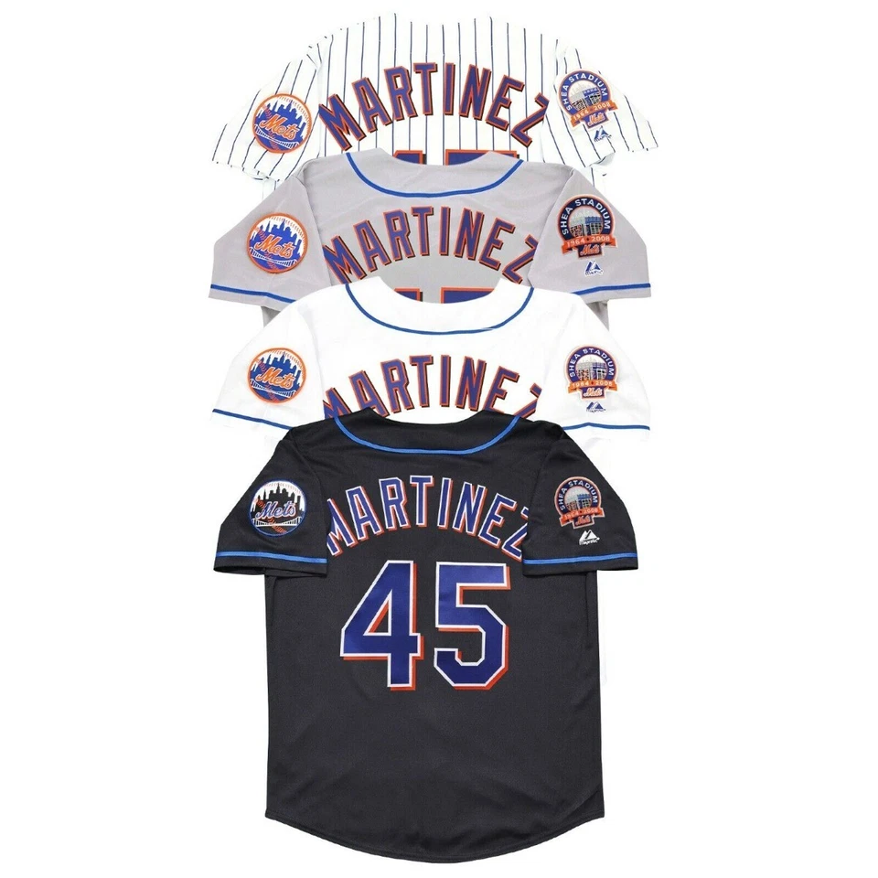 Pedro Martinez 2008 New York Mets Shea Closing Patch(Home/Road/Alt) Men's Jersey - Image 1 of 1