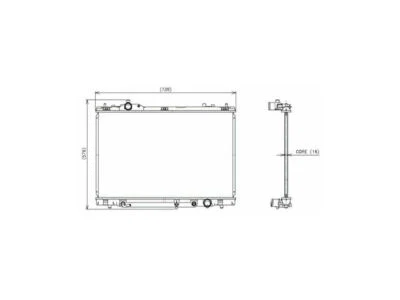 For 2007-2010 Lexus LS460 Radiator Denso 83675YS 2008 2009 RWD Radiator Foto 1 de 2