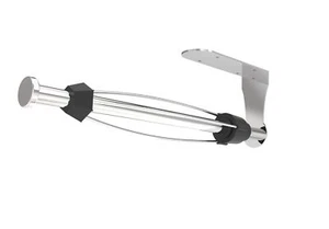 Paper Towel Holder Under Cabinet Brushed Nickel Wall Mounted Hanging Paper To... - Picture 1 of 6