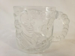 Vintage 1995 McDonalds Batman Forever Two Face Mug 3D Glass DC Comics Collector  - Picture 1 of 8