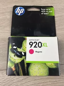 HP 920XL Ink Cartridge Magenta CD973AN New Sealed - Picture 1 of 6