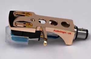 Rose Gold Headshell, cartridge, stylus for Kenwood KP1022, KP2021, KP2022, KD990 - Picture 1 of 5