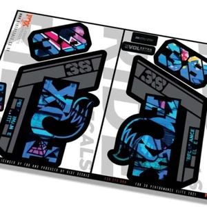Fox 38 Performance Elite 2021 Fork Decals - Graffiti - Licensed by Fox - Picture 1 of 4
