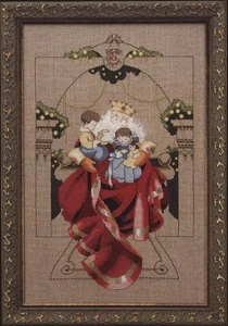 Mirabilia Cross Stitch MD61 Christmas Wishes semi kit, chart, linen, beads... - Picture 1 of 1