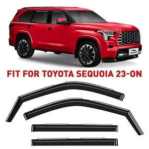 Deflectores de ventana lateral protectores de lluvia para Toyota Sequoia 2023-2025 - Imagen 1 de 8